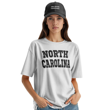 North Carolina Bold Lettering T-Shirt | Classic State Tee
