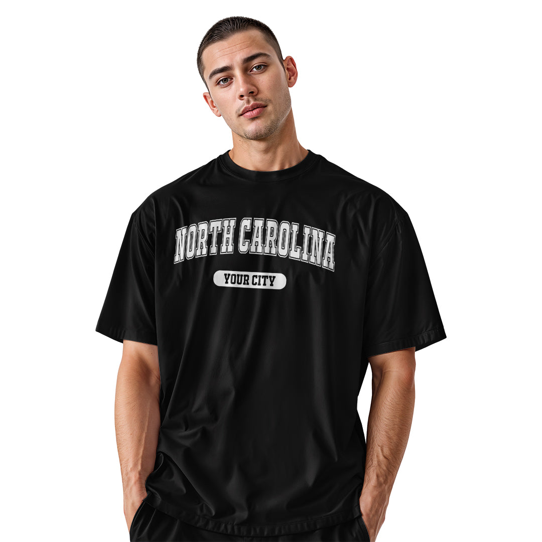North Carolina Modern T-Shirt | Trendy City Print Tee
