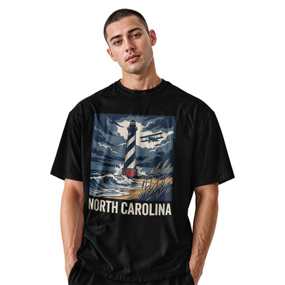 North Carolina Lighthouse T-Shirt | Coastal Solitude Tee