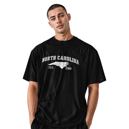 North Carolina City Map T-Shirt | Commemorative Souvenir Tee