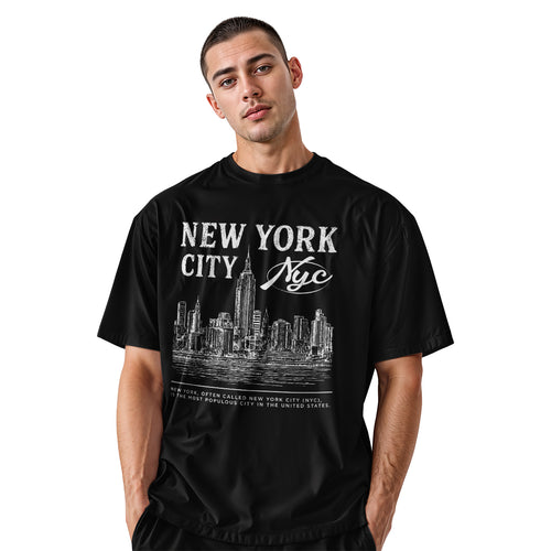 NYC Skyline Landmarks T-Shirt | Manhattan Souvenir Tee