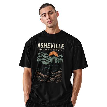 Mysterious Jungle Python T-Shirt | Enigmatic Night Design Tee