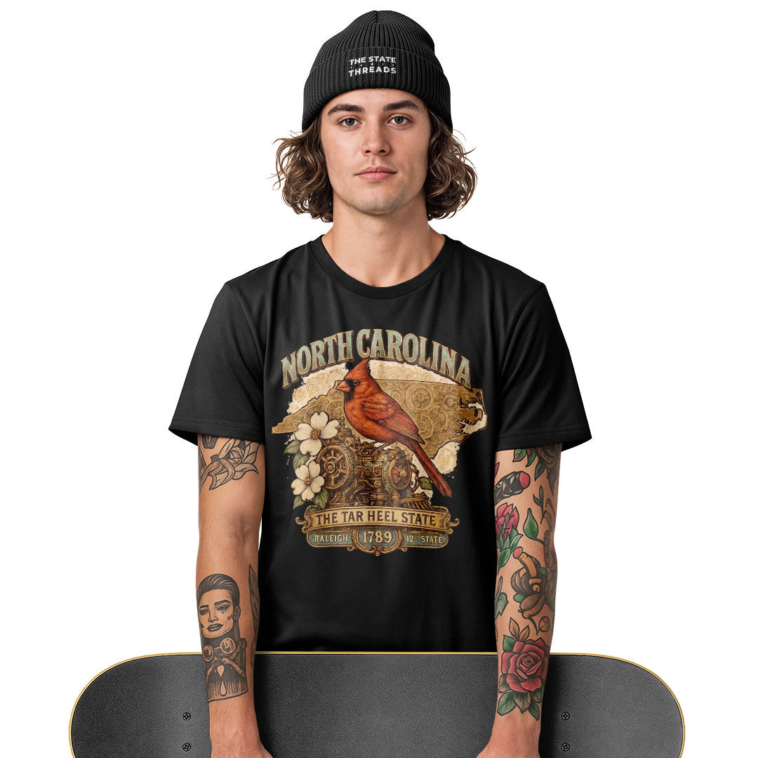 North Carolina Tar Heel State T-Shirt | New History Tee