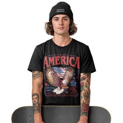 Happy 250th Birthday USA T-Shirt | 1776-2026 Retro Tee