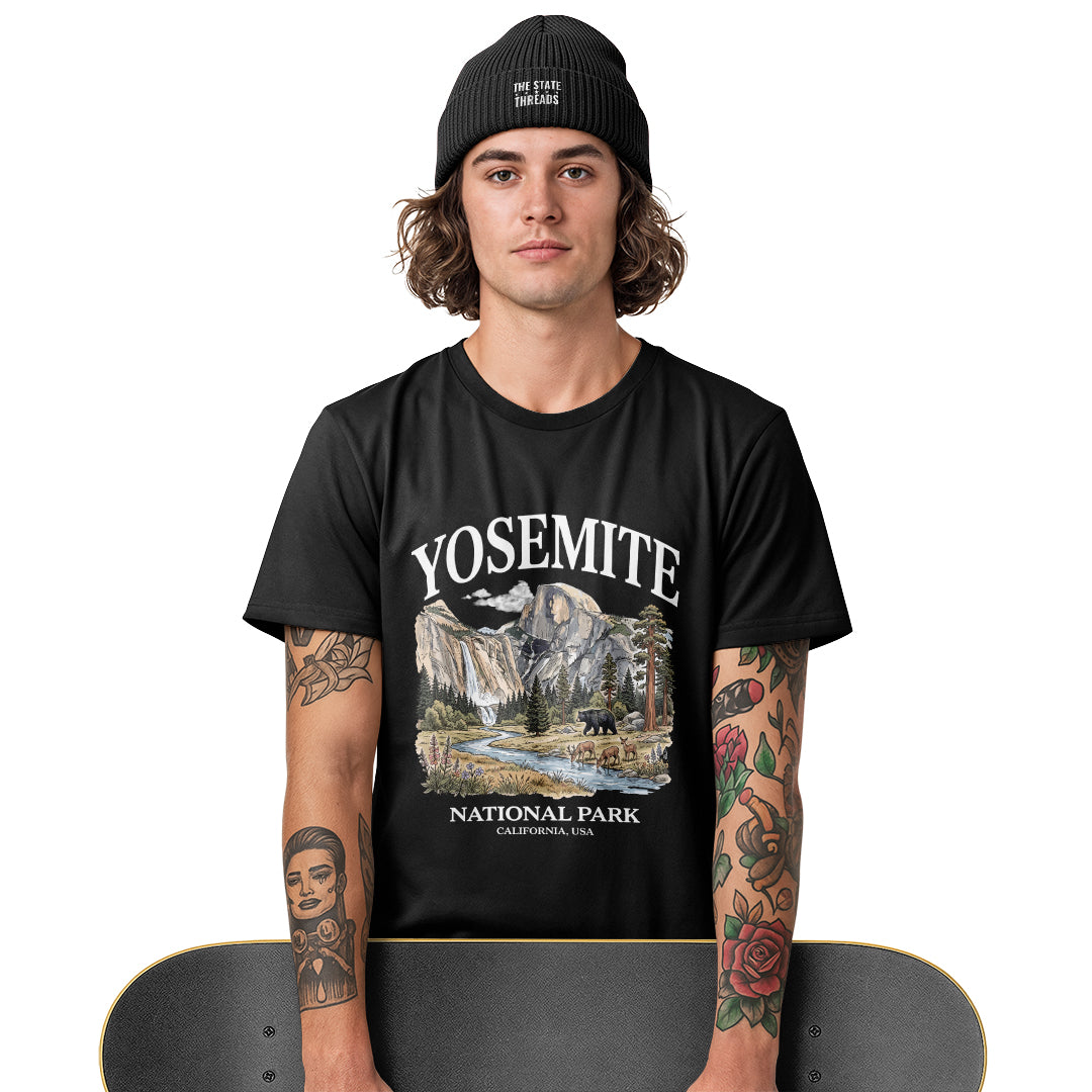 Yosemite National Park T-Shirt | 1776-2026 Retro Tee