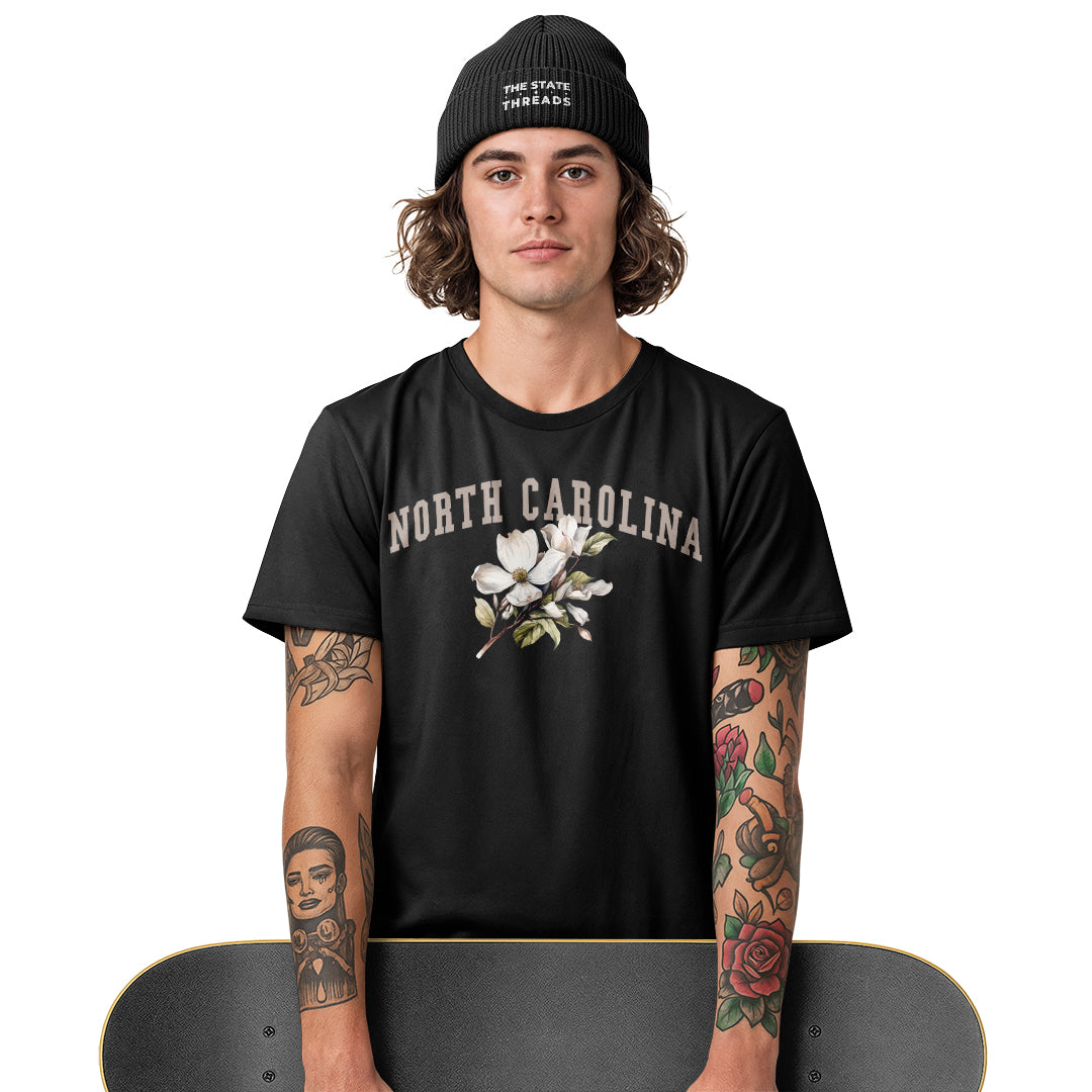 North Carolina Floral T-Shirt | Delicate Sophisticated Tee