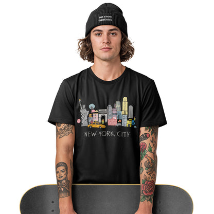 NYC Travel Souvenir T-Shirt | American Places Tee