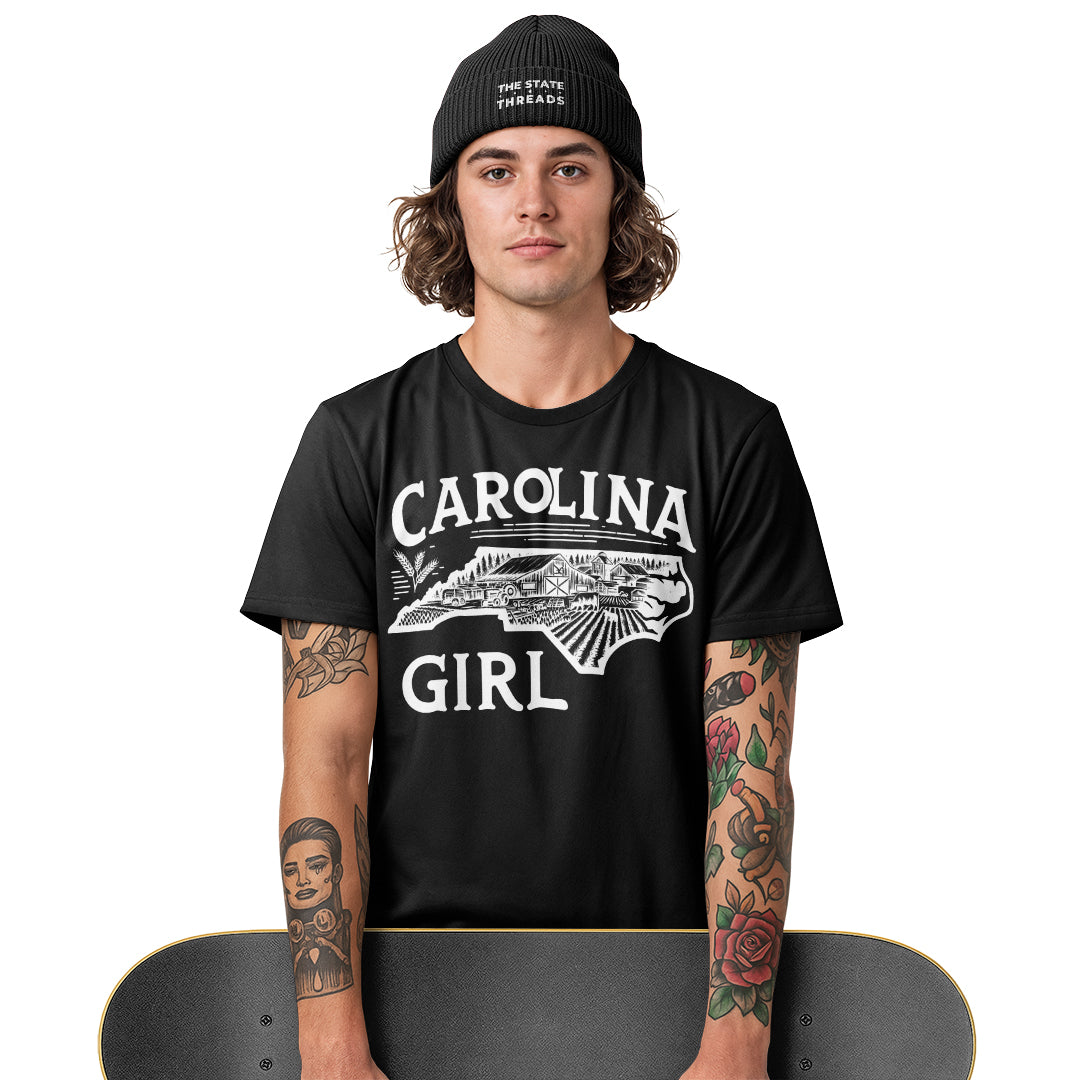 North Carolina Girl T-Shirt | Cool Souvenir Gift Tee