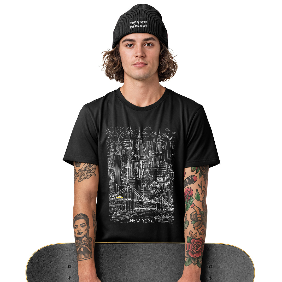 New York Classic City T-Shirt | NYC Souvenir Mystery Tee