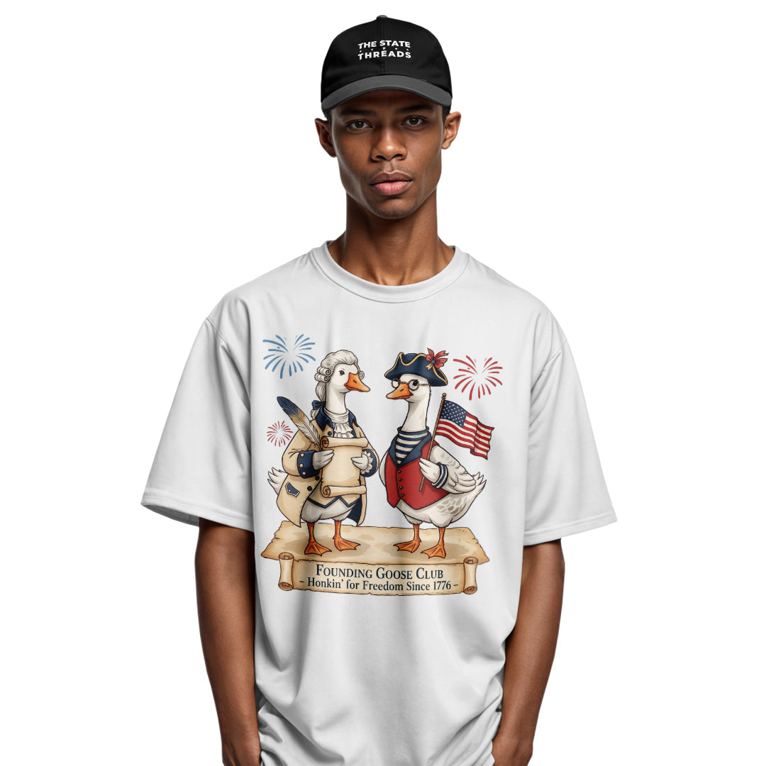 Founding Ducks 1776 T-Shirt | Funny Independence Day Tee