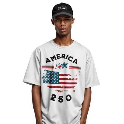 America Map 250 Years T-Shirt | Independence Day Tee