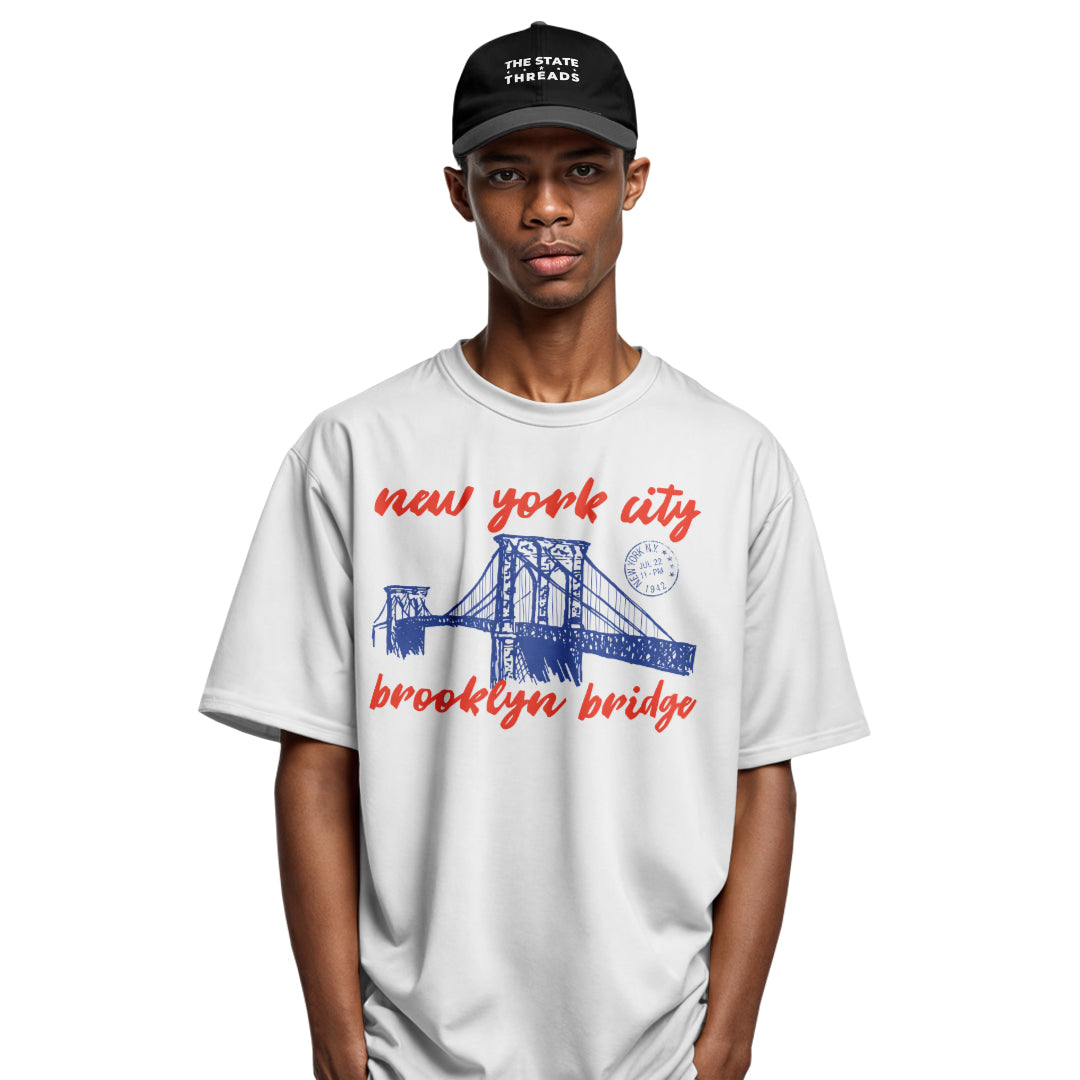 Brooklyn Bridge Commemorative T-Shirt | NYC Travel Tee