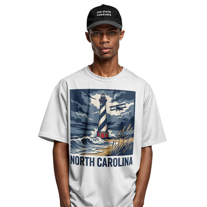 North Carolina Lighthouse T-Shirt | Coastal Solitude Tee