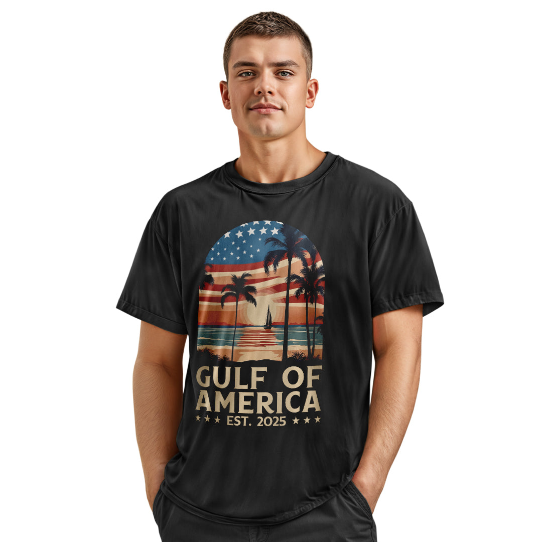 USA Summer Patriotic T-Shirt | Gentle Pattern Style Tee