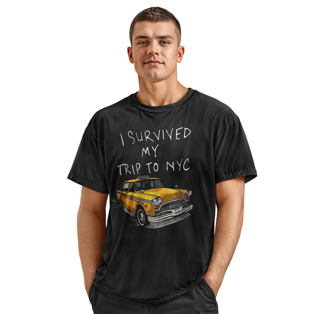 NYC Backpacking Souvenir T-Shirt | New York Travel Tee