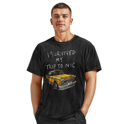 NYC Backpacking Souvenir T-Shirt | New York Travel Tee