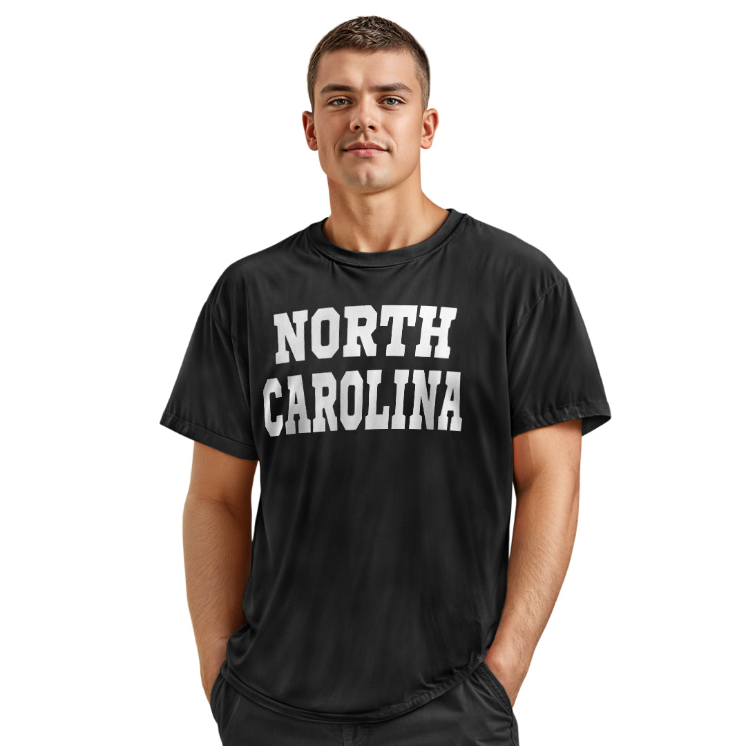 North Carolina Bold Lettering T-Shirt | Classic State Tee