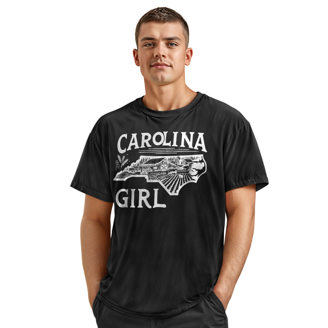 North Carolina Girl T-Shirt | Cool Souvenir Gift Tee