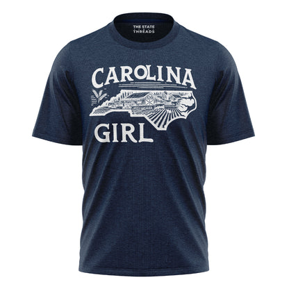 North Carolina Girl T-Shirt | Cool Souvenir Gift Tee