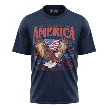 Happy 250th Birthday USA T-Shirt | 1776-2026 Retro Tee
