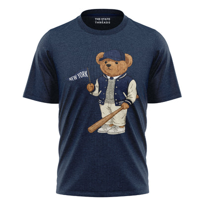 Baseball Bear NYC T-Shirt | Cute New York Sports Tee