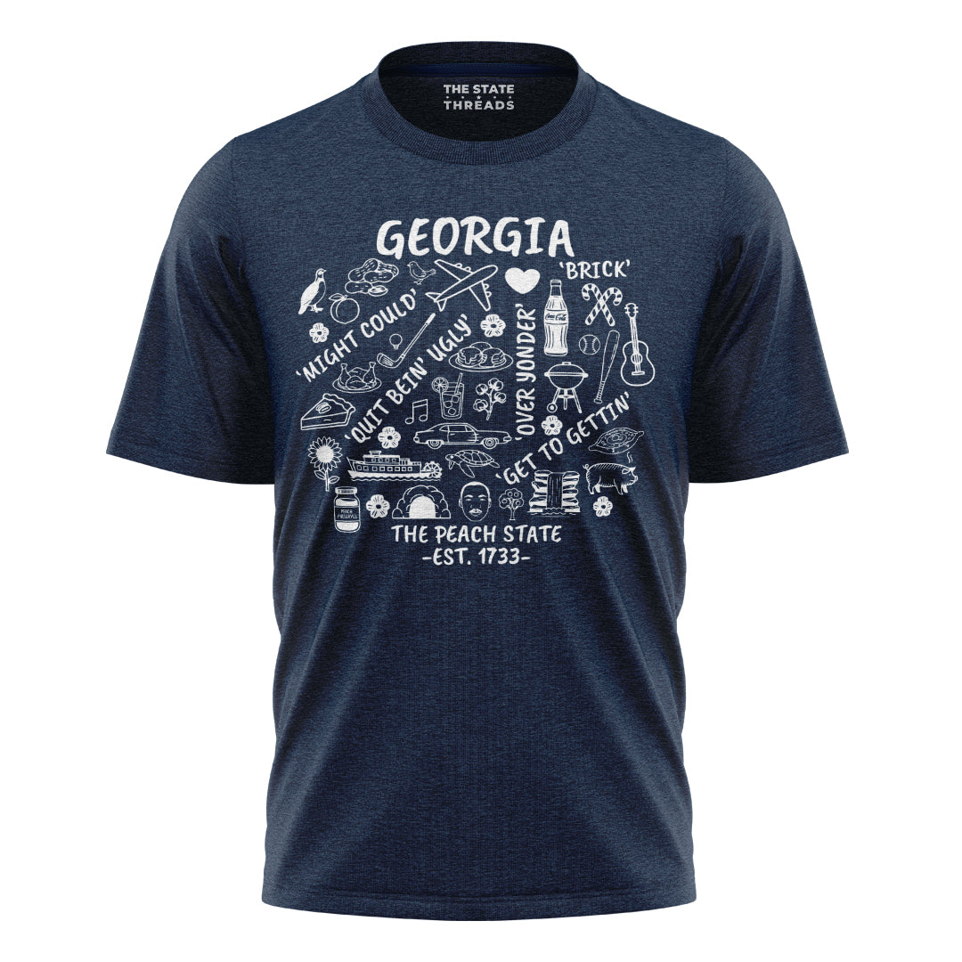 Georgia Signature T-Shirt | Atlanta Classic State Tee