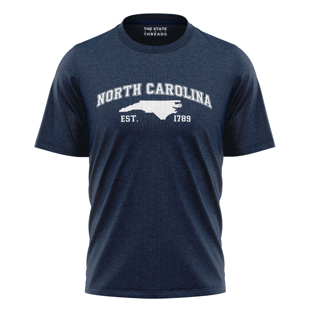 North Carolina City Map T-Shirt | Commemorative Souvenir Tee
