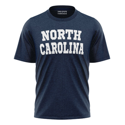 North Carolina Bold Lettering T-Shirt | Classic State Tee