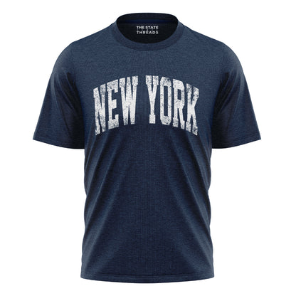New York Vintage Lettering T-Shirt | NYC Souvenir Gift Tee