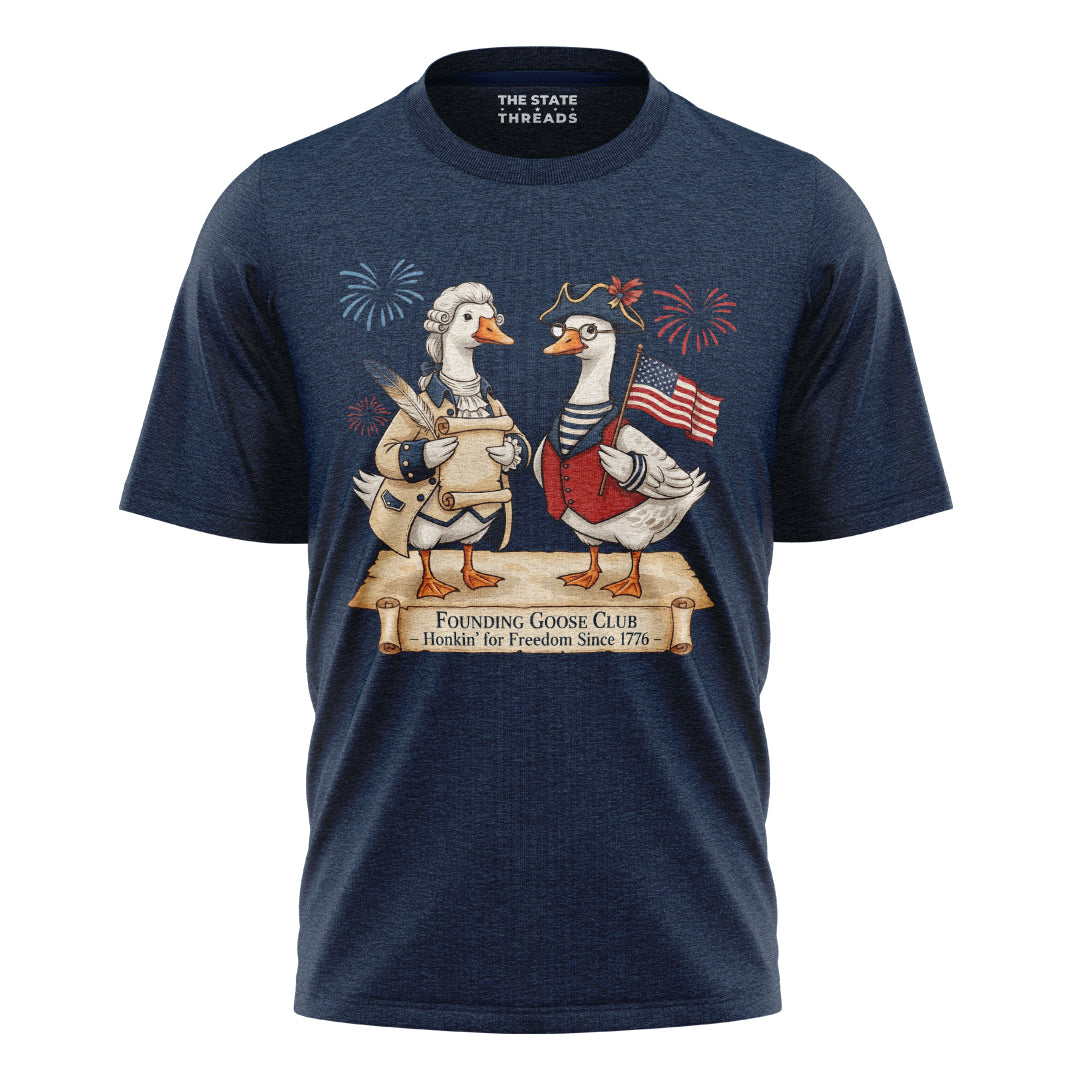 Founding Ducks 1776 T-Shirt | Funny Independence Day Tee