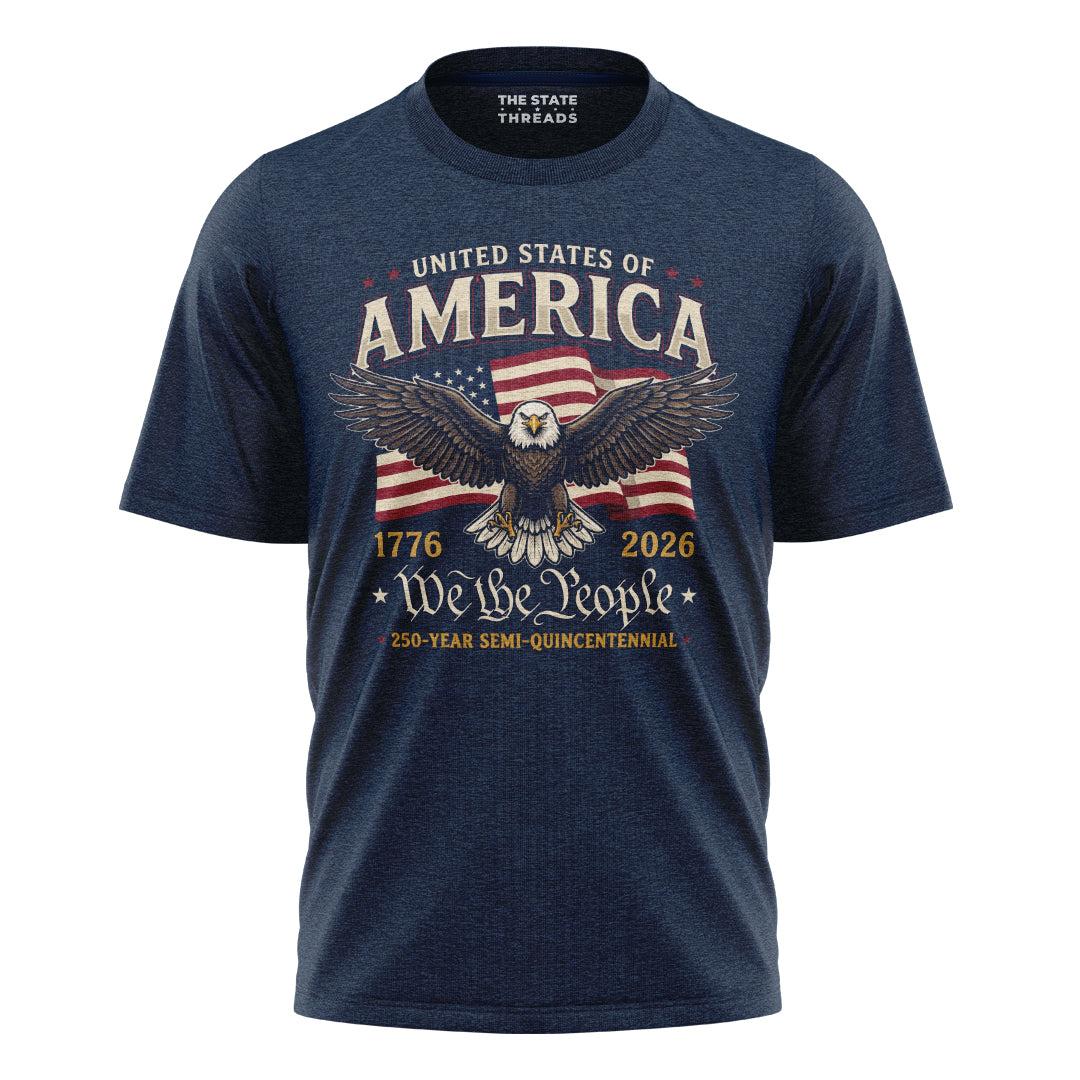 Retro USA 250th Anniversary T-Shirt | 1776-2026 Patriotic Tee