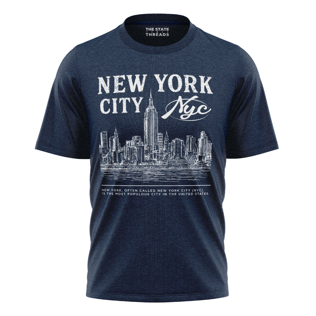 New York Heart T-Shirt | Trendy Commemorative Souvenir Tee