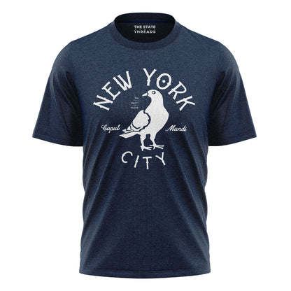 New York Dove Graphic T-Shirt | Bold Lettering Style Tee