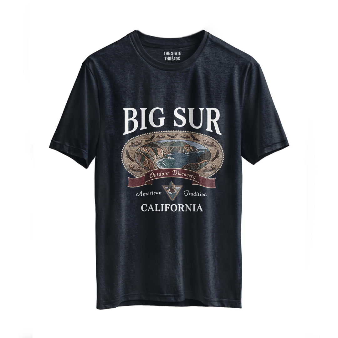 Big Sur California T-Shirt | 1776-2026 Coastal Retro Tee