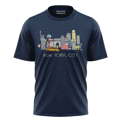 NYC Travel Souvenir T-Shirt | American Places Tee