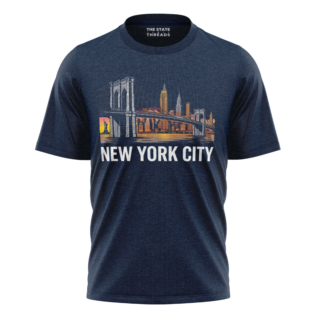 Brooklyn Bridge T-Shirt | NYC Pride Travel Souvenir Tee