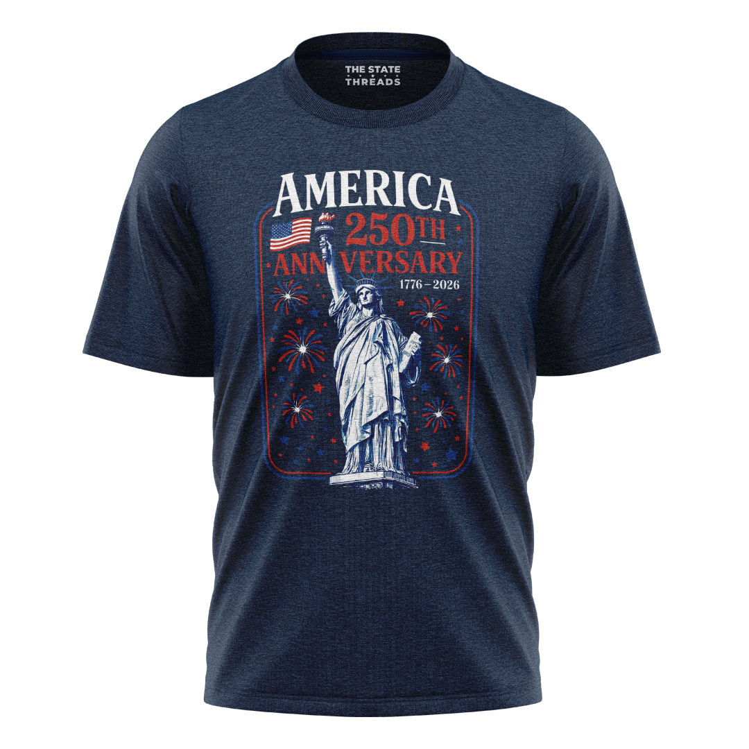 Statue of Liberty 250th Anniversary T-Shirt | Fireworks Tee