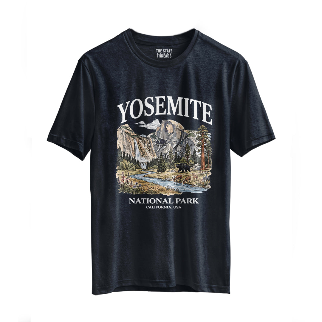 Yosemite National Park T-Shirt | 1776-2026 Retro Tee