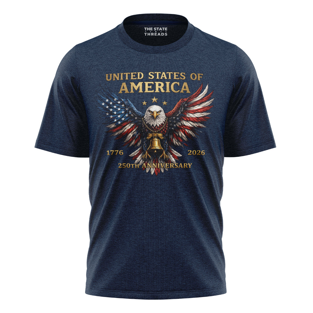 USA Patriotic Eagle T-Shirt | 1776-2026 250th Anniversary Tee