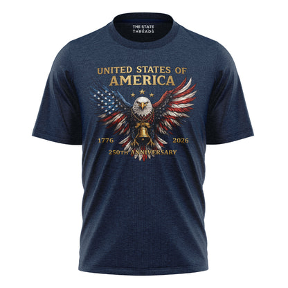 USA Patriotic Eagle T-Shirt | 1776-2026 250th Anniversary Tee