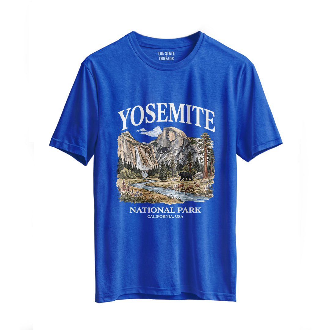 Yosemite National Park T-Shirt | 1776-2026 Retro Tee