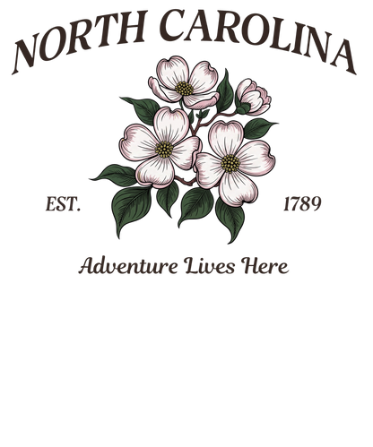 North Carolina Adventure T-Shirt | Beautiful Floral Tee