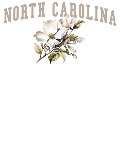 North Carolina Floral T-Shirt | Delicate Sophisticated Tee
