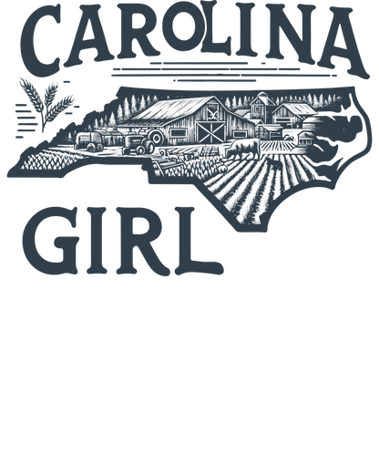 North Carolina Girl T-Shirt | Cool Souvenir Gift Tee