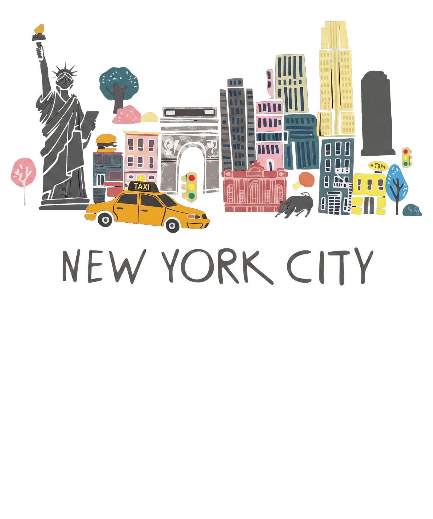 NYC Travel Souvenir T-Shirt | American Places Tee