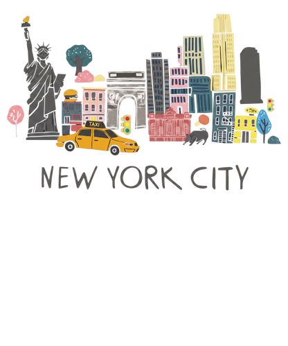 NYC Travel Souvenir T-Shirt | American Places Tee