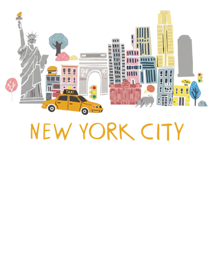 NYC Travel Souvenir T-Shirt | American Places Tee