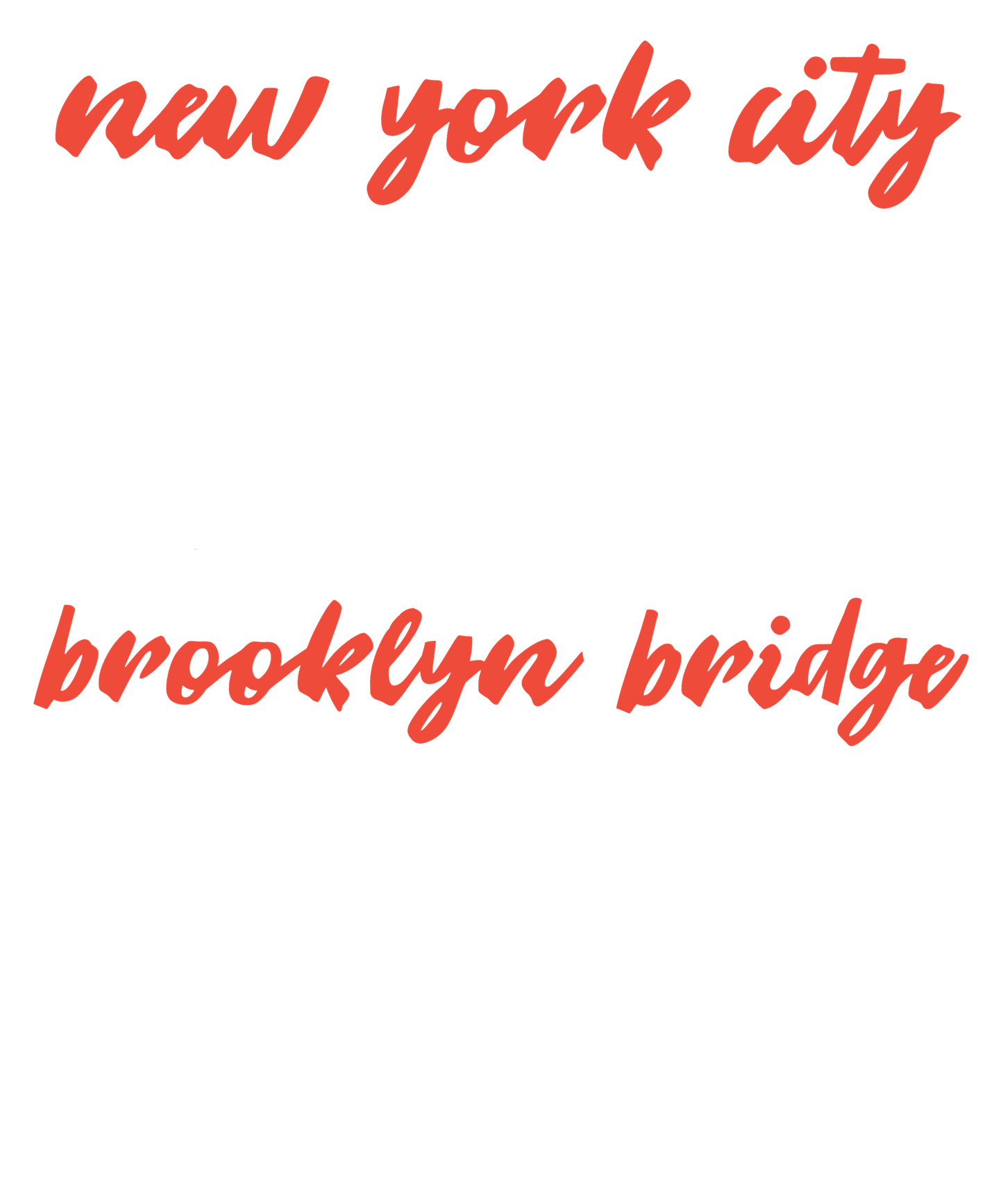 Brooklyn Bridge Commemorative T-Shirt | NYC Travel Tee