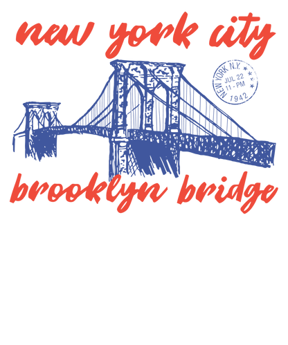 Vintage Brooklyn Bridge T-Shirt | NYC Streetwear Tee