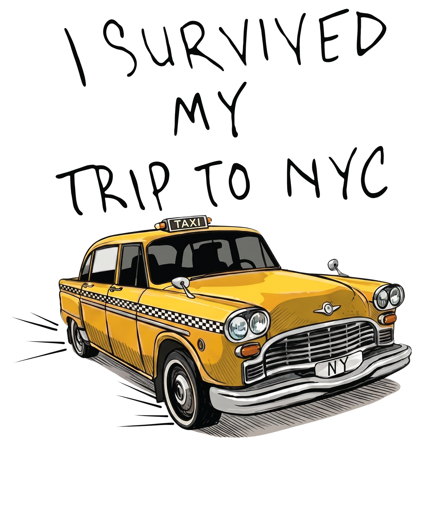 NYC Backpacking Souvenir T-Shirt | New York Travel Tee
